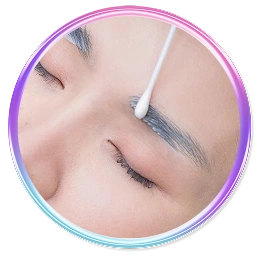 Vệ sinh và sát khuẩn chân mày