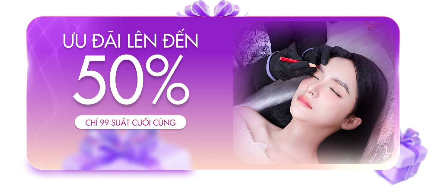 Ưu đãi phun mày lên đến 50% tại Linh Anh – chỉ 99 suất cuối cùng