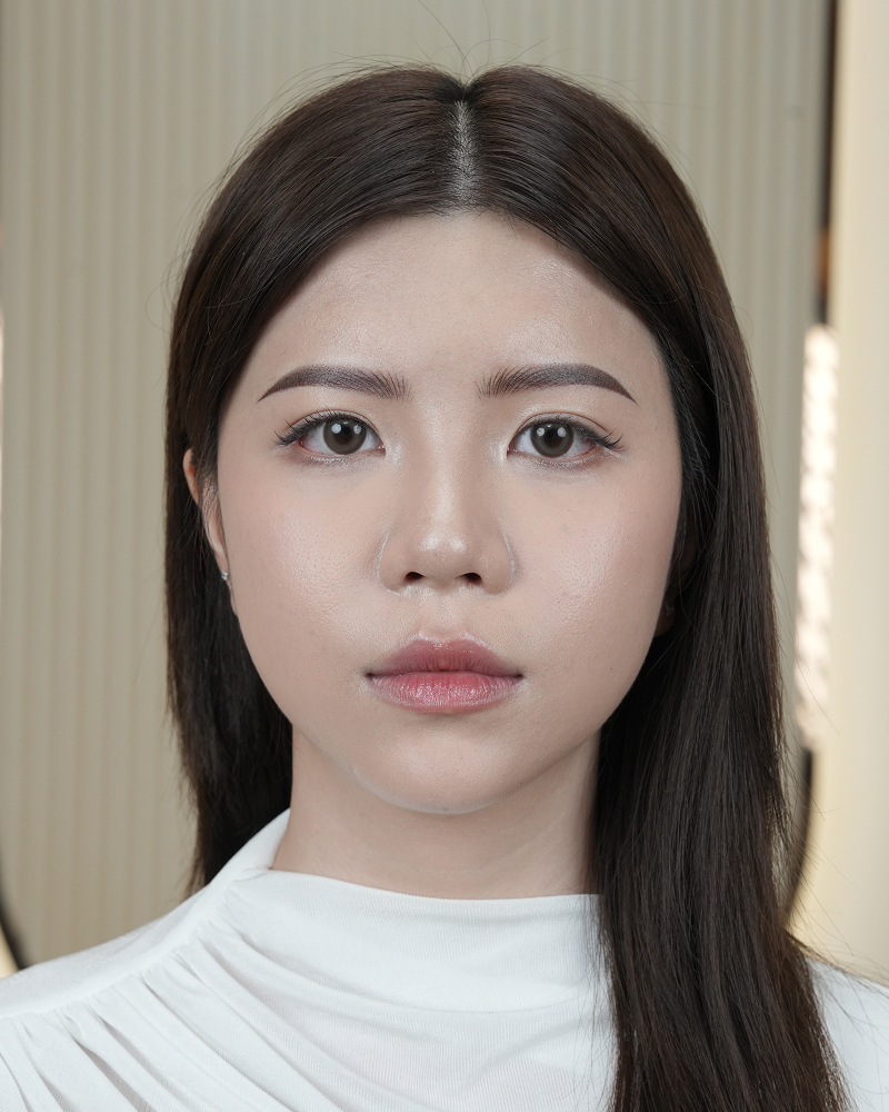 Khách hàng Xuân Lan – ảnh sau Phun mày tại Thẩm mỹ Linh Anh