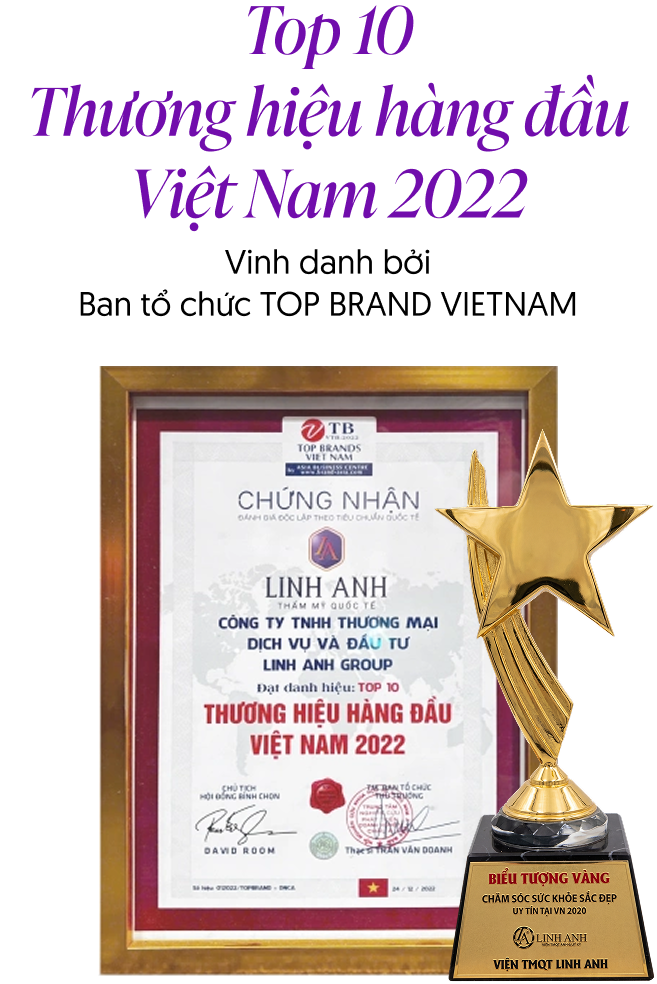 Top 10 Thương hiệu hàng đầu Việt Nam 2022 – vinh danh bởi Ban tổ chức TOP BRAND VIETNAM