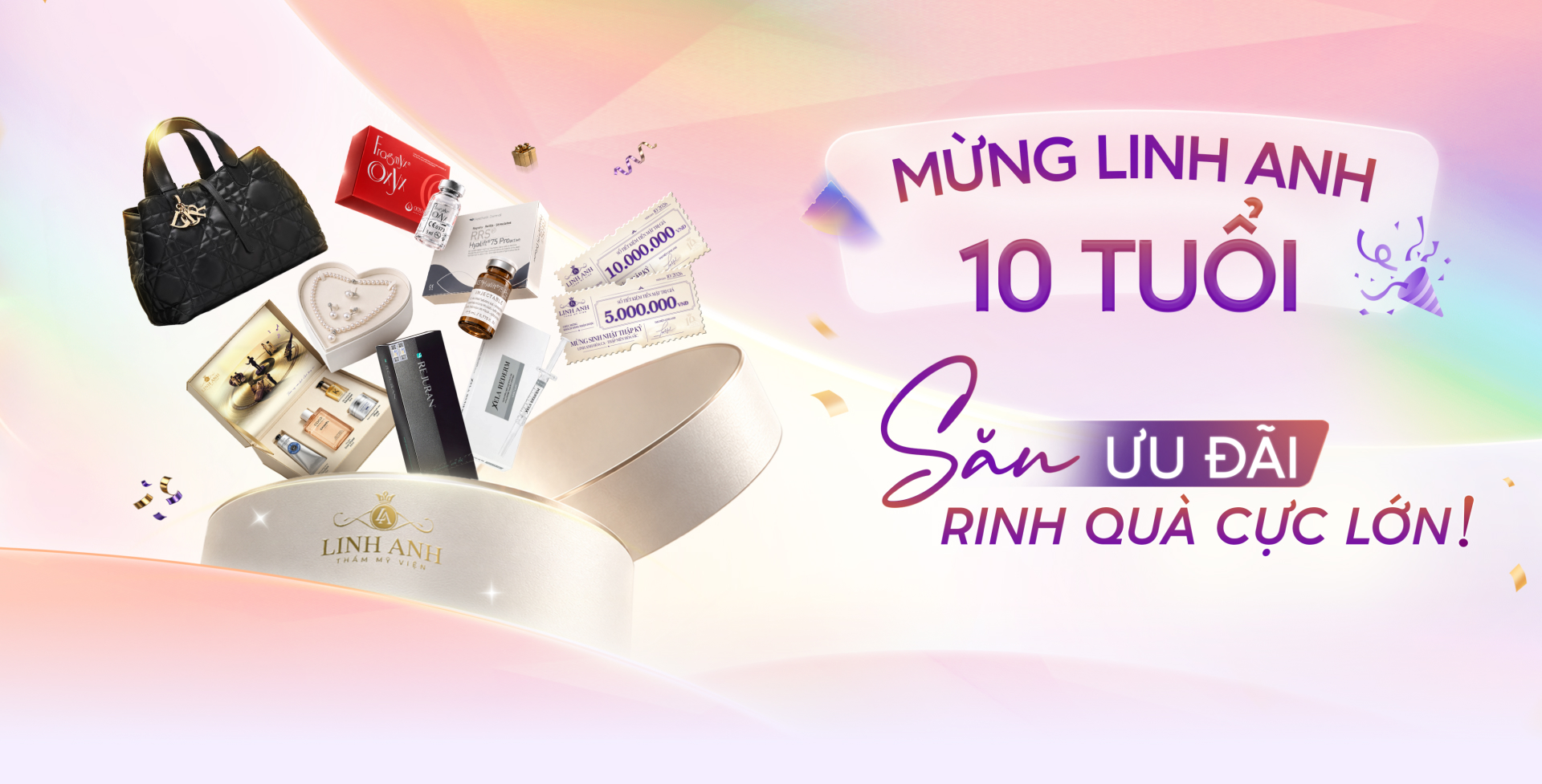 Banner ưu đãi Thẩm mỹ Linh Anh – 2