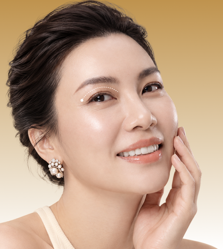 Đôi mắt sau cải thiện hài hòa, tự nhiên với đường nét riêng của gương mặt