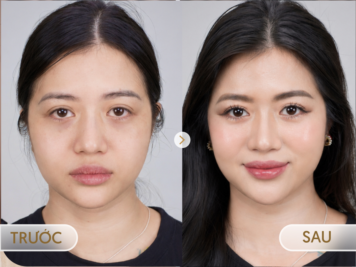 Trước và sau khi điều trị Meso Căng bóng: Hồng Nhung, 30 tuổi